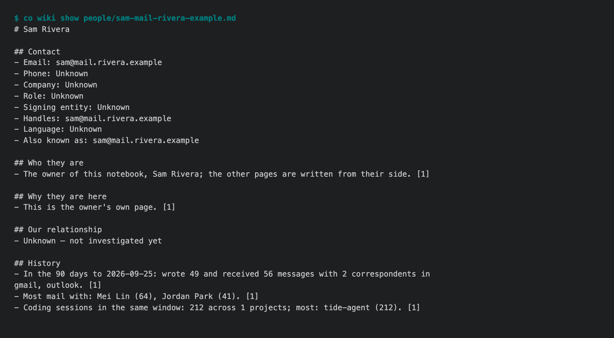 An upgraded notebook's owner page, rebuilt