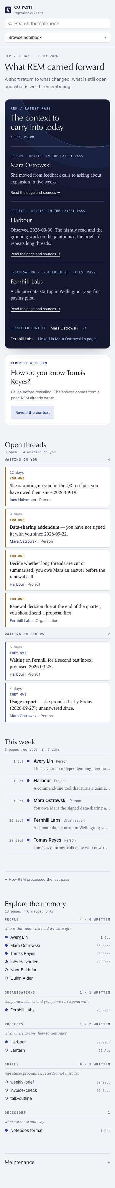 The reader at phone width